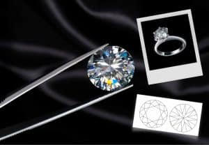 A diamond and a ring