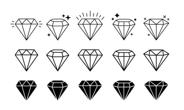 Diamond drawings